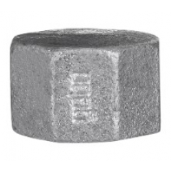 Заглушка 1 1/"вр Gebo Platinum из ковкого чугуна оцинкованная