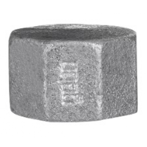 Заглушка 1 1/2"вр Gebo Platinum из ковкого чугуна оцинкованная купить в интернет магазине Санрай73