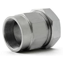 Патрубок 2" х 2"вр стальной обжимной оцинкованный