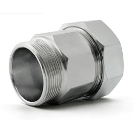 Патрубок 2" х 2"нр стальной обжимной оцинкованный