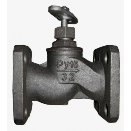 Вентиль DN32 чугунный фланцевый 15кч19п купить в интернет магазине Санрай73