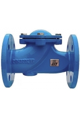 Клапан обратный фланцевый шаровой Ду50 Ру16 чугунный