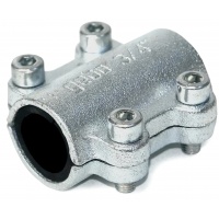 Обойма 3/4" ремонтная Gebo clamps DSK из ковкого чугуна оцинкованная