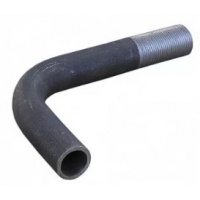 Отвод Ду 15 х 1/2"нр стальной гнутый Дн 21.3-2.5 однорезьбовой, под приварку