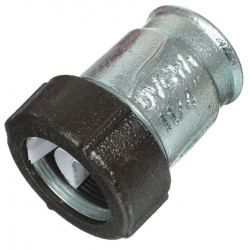 Патрубок 1 1/4" х 1 1/4"вр Gebo quick Ik обжимной из ковкого чугуна оцинкованный