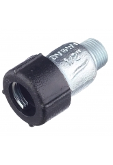 Патрубок 1/2" х 1/2"нр Gebo quick Ak обжимной из ковкого чугуна оцинкованный
