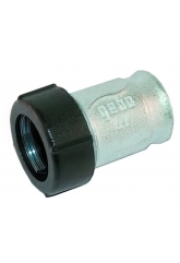 Патрубок 1/2" х 1/2"вр Gebo quick Ik обжимной из ковкого чугуна оцинкованный