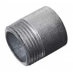 Резьба стальная оцинкованная L=30мм Дн 21.3-2.5 (Ду 15) х 1/2"нр однорезьбовая, под приварку