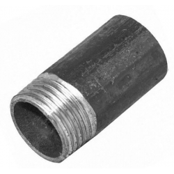 Резьба стальная удлиненная L=50мм Дн 21.3-2.5 (Ду 15) х 1/2"нр однорезьбовая, под приварку