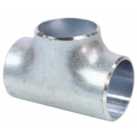Тройник стальной равнопроходной Дн 108-4.0 (Ду 100) оцинкованный под приварку