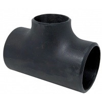 Тройник стальной переходной Дн 89-3.5 (Ду 80)  х 76-3.5 (Ду 65) под приварку