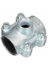 Врезка 1" х 1/2"вр Gebo ANB обойма из ковкого чугуна оцинкованная