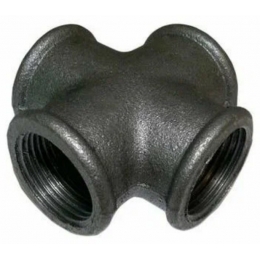 Крестовина Ду15, 1/2"вр чугунная