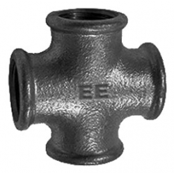 Крестовина Ду15, 1/2"вр чугунная EE Black