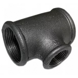 Тройник Ду32, 1 1/4"вр х Ду20, 3/4вр х Ду32, 1 1/4"вр чугунный переходной