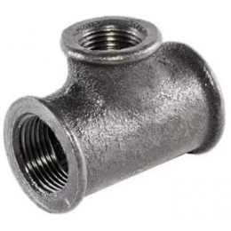 Тройник Ду20, 3/4"вр х Ду15, 1/2"вр х Ду20, 3/4"вр чугунный переходной