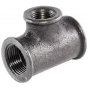 Тройник Ду20, 3/4"вр х Ду15, 1/2"вр х Ду20, 3/4"вр чугунный переходной