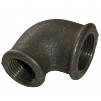 Угольник Ду20, 3/4"вр х Ду15, 1/2"вр чугунный переходной