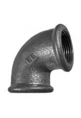 Угольник Ду50, 2"вр чугунный EE Black