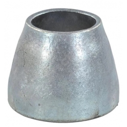 Переход Ду 80 х 65 стальной оцинкованный концентрический Дн 89-3.5  х76-3.5 под приварку