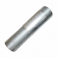 Сгон стальной оцинкованный L=130мм, 1"нр х 1"нр (Ду 25)