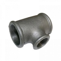 Тройник Ду20, 3/4"вр х Ду15, 1/2"вр х Ду20, 3/4"вр чугунный переходной