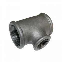 Тройник Ду20, 3/4"вр х Ду15, 1/2"вр х Ду20, 3/4"вр чугунный переходной
