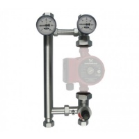 Насосная группа Designsteel без насоса со смесителем 1" правая