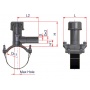 Седелка 110 x 32 PE100 SDR11 PFA/PN16 с ременной ответной частью ЭС Elofit