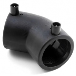 Отвод 75мм х 45º ПЭ100 SDR11 электросварной HX