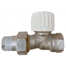 Клапан термостатический со сгоном прямой 1/2" Pettinaroli