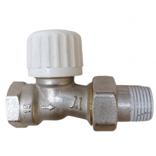 Клапан термостатический со сгоном прямой 1/2" Pettinaroli купить в интернет магазине Санрай73