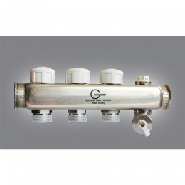 Коллектор регулируемый 1х3/4 с 3 отводами Giatti