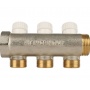 Коллектор распределительный 1" х 3/4" с 3 отводами Stout SMB-6851 запорные клапаны