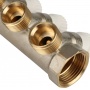 Коллектор распределительный 1" х 3/4" с 4 отводами Stout SMB-6851 запорные клапаны