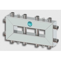 Гидравлический разделитель с коллектором Север Компакт+ Aisi до 50 кВт, 5 контуров, нержавеющая стал