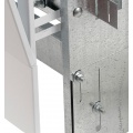 Шкаф коллекторный Grota ШРВ-4, 11-12 выходов, встроенный с накладной дверцей
