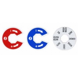 Коллектор сантехнический 1" х 3/4"E на 2 выхода Giacomini R585CS с вентилями никель