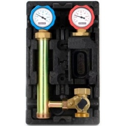 Насосная группа ROMMER RDG-1004 с 3-х ходовым приводным смесителем, без насоса, кожух, универсальная