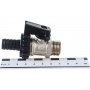 Кран шаровой дренажный 1/2"НР х штуцер 14,8 мм Valtec флажок черный