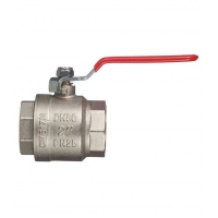 Кран шаровой 2"ВР/ВР Valtec Base полнопроходной, рукоятка стальная красная