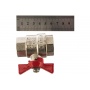 Кран шаровой 3/4"ВР/ВР Valtec Base полнопроходной, бабочка красная