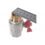 Кран шаровой 3/4"ВР/НР Valtec Base полнопроходной, бабочка красная
