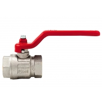 Кран шаровой Itap 090 1 1/2"вр х 1 1/2"вр, прямой, полнопроходной, ручка-рычаг красная