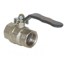 Кран шаровой Giatti 1 1/2"вр х 1 1/2"вр полнопроходной, стальная рукоятка