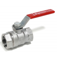 Кран шаровой 1/2"ВР/ВР Giacomini рычаг красный