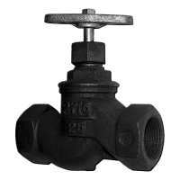 Вентиль 1"ВР 15кч18п Ду25 чугунный