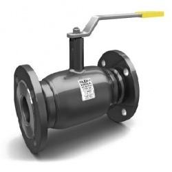 Кран шаровой фланцевый LD Ду 40/40, PN40, полнопроходной, сталь 20, рукоятка