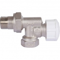 Клапан термостатический со сгоном осевой 1/2" ВР/НР Stout