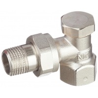 Вентиль отсечной со сгоном угловой 1/2" Oventrop Combi 2